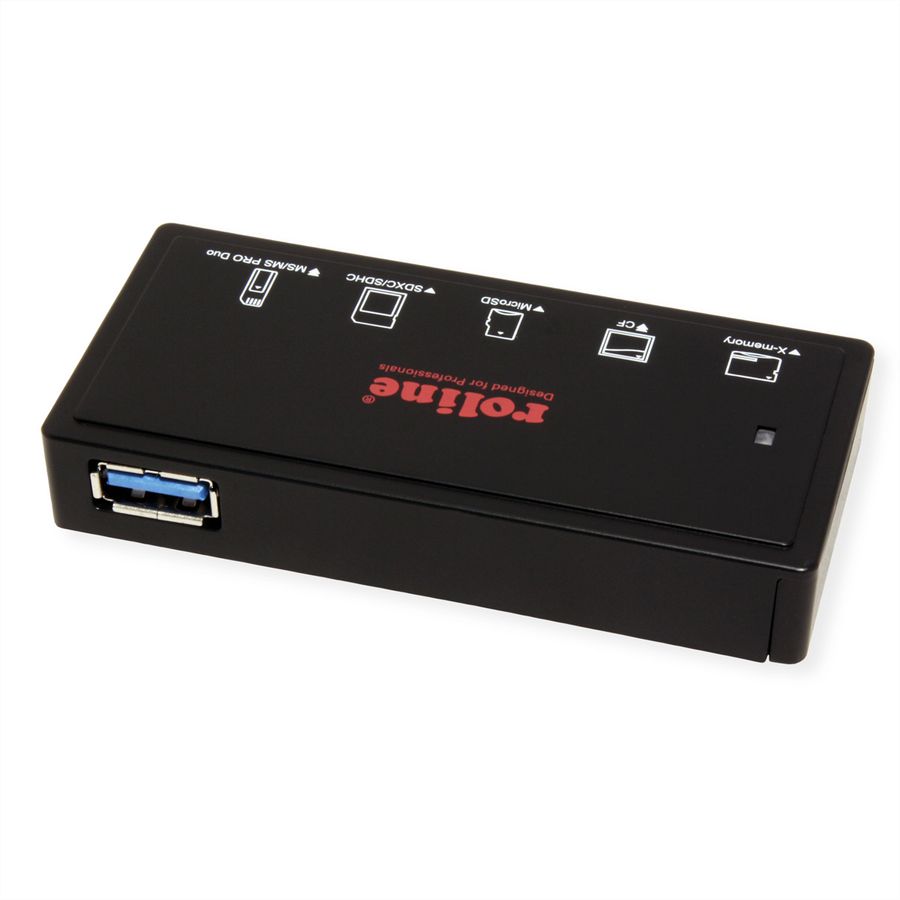 ROLINE Multi Card Reader USB 3.2 Gen 1, noir