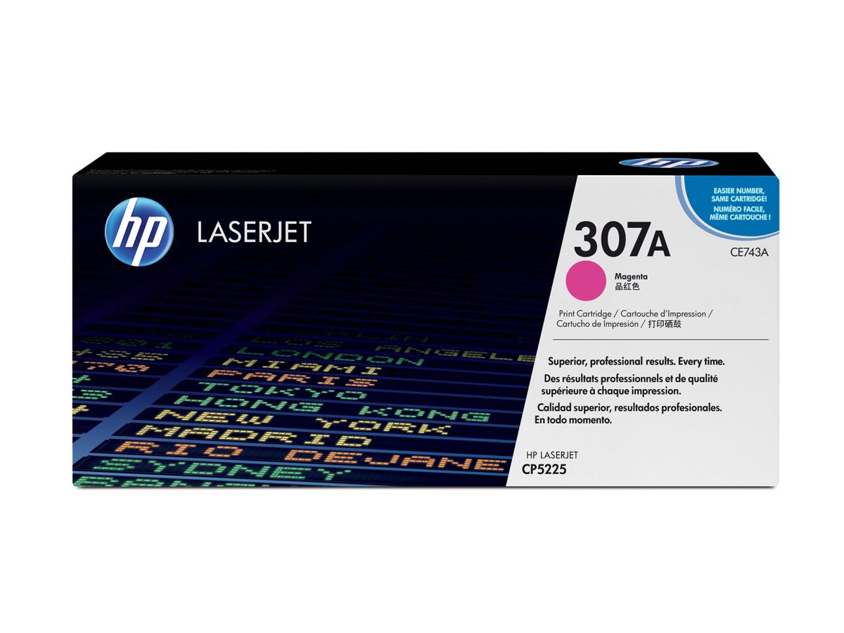 HP 307A toner LaserJet magenta authentique