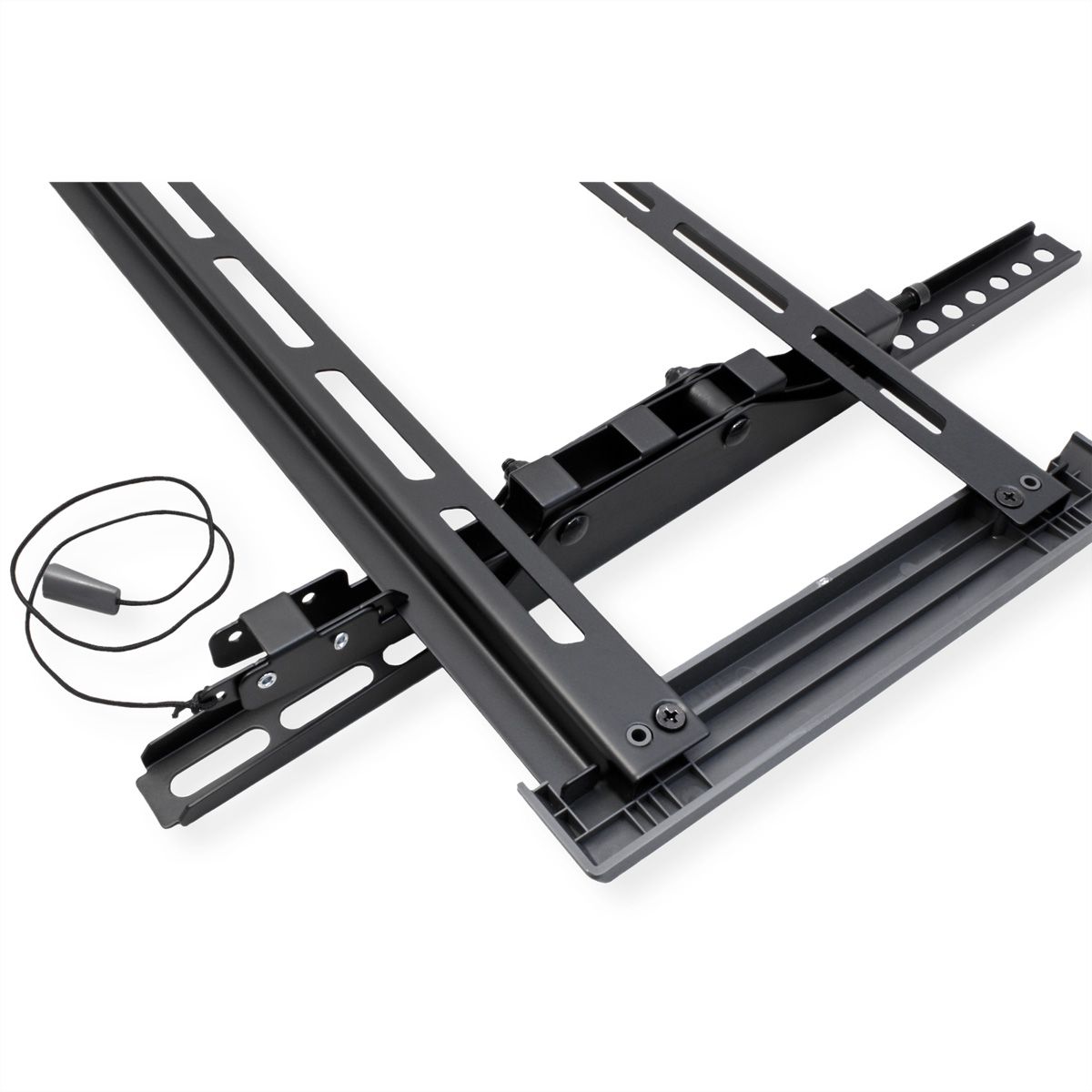 VALUE Support mural TV, distance murale de 47 mm, inclinable, <203,2cm/80", <75kg