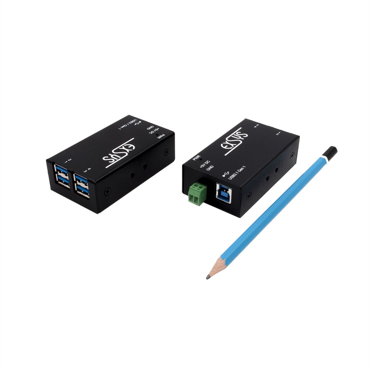 EXSYS EX-1194HMS Hub USB 3.2 Gen1 à 4 ports, C-femelle, protection de surtension