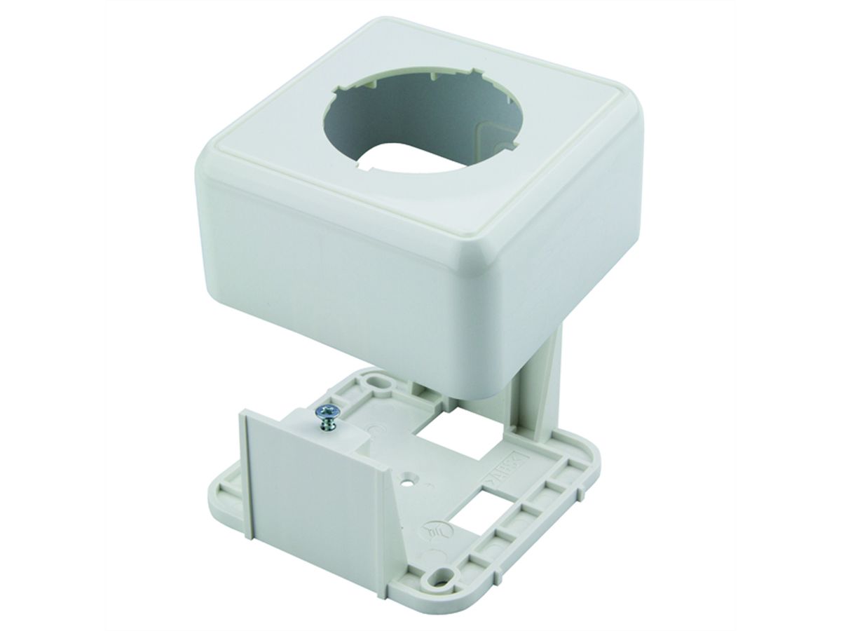 TELEGÄRTNER Boîtier pour AMJ45 blanc alpin, (D+F)