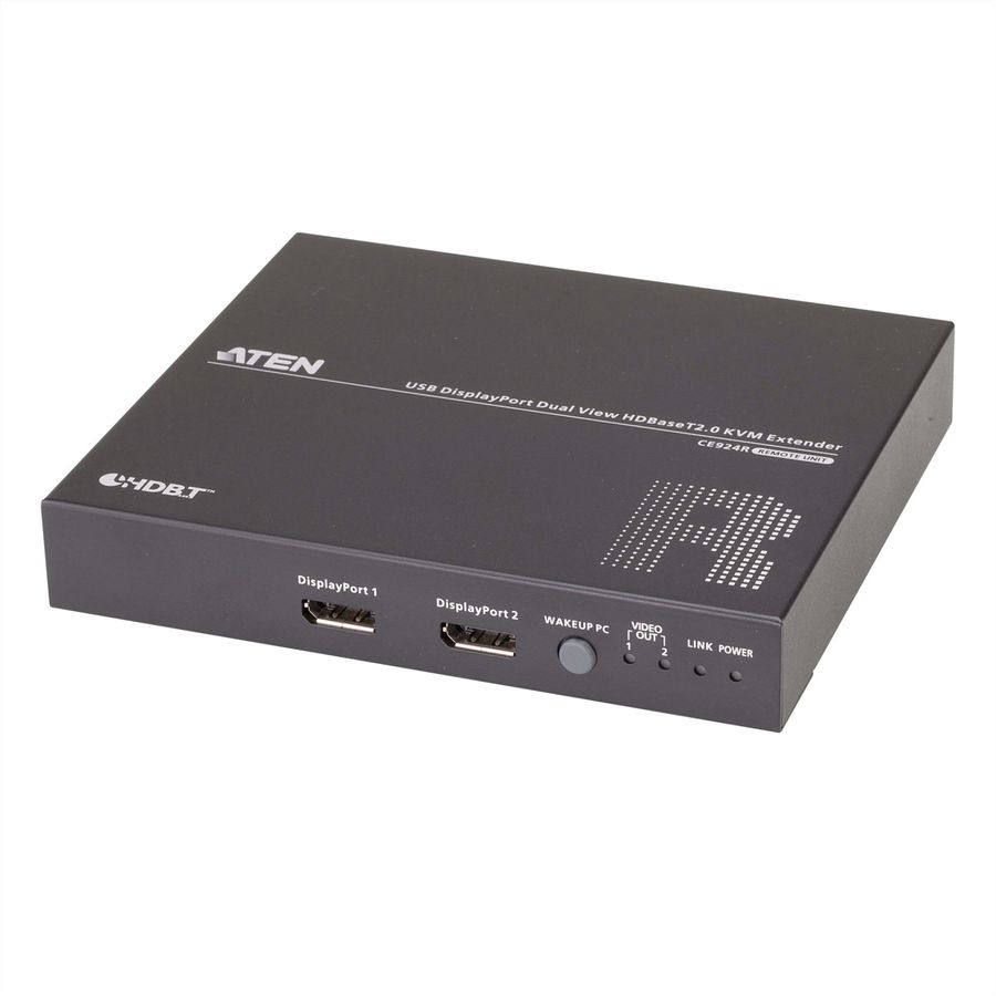 ATEN CE924 Système d’extension KVM USB DisplayPort double vue HDBaseT™ 2.0
