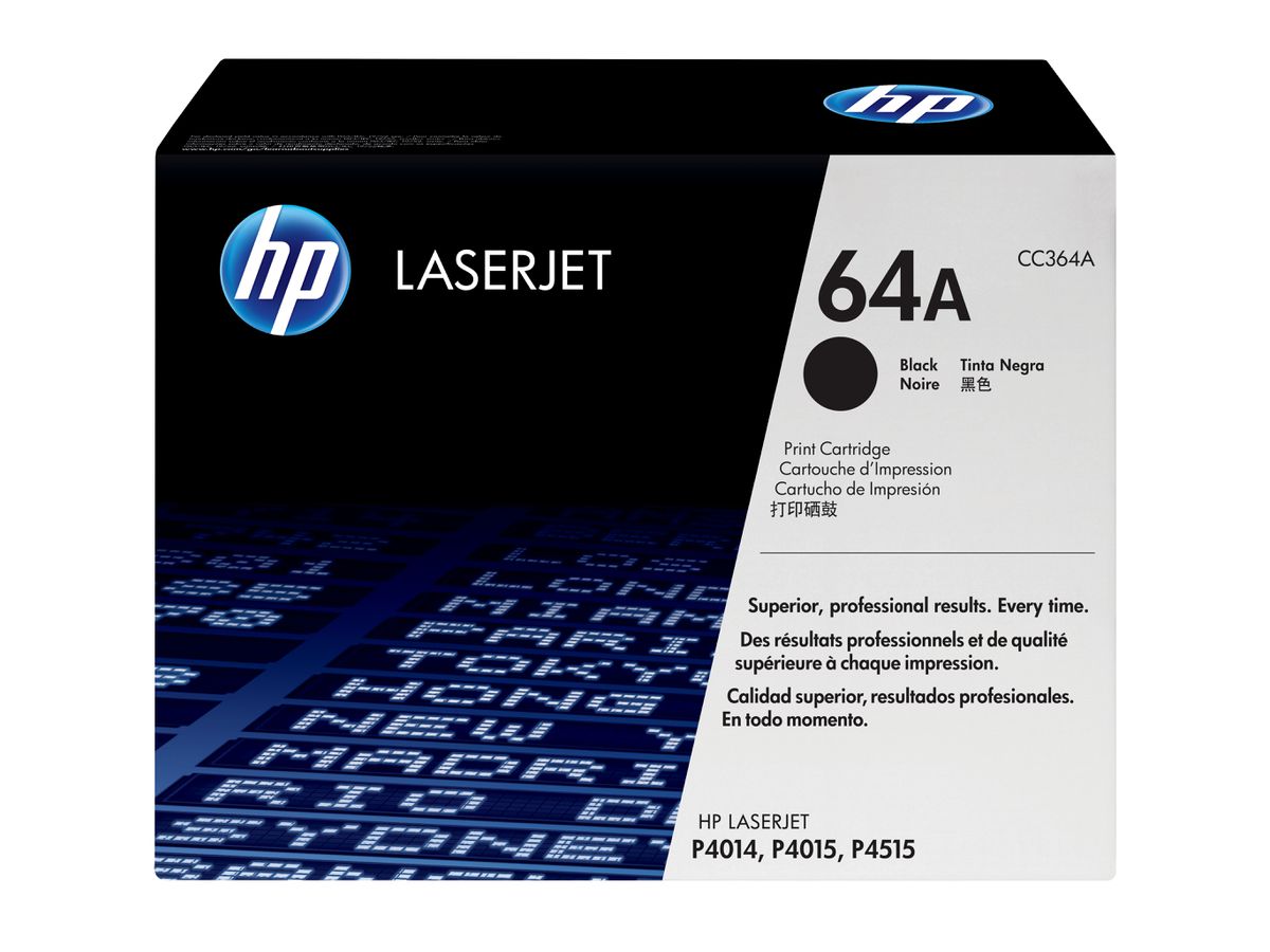 HP 64A toner LaserJet noir authentique