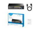 CUDY GS1010P Switch 8 ports Gigabit PoE+, avec 2 ports Gigabit Uplink 120W