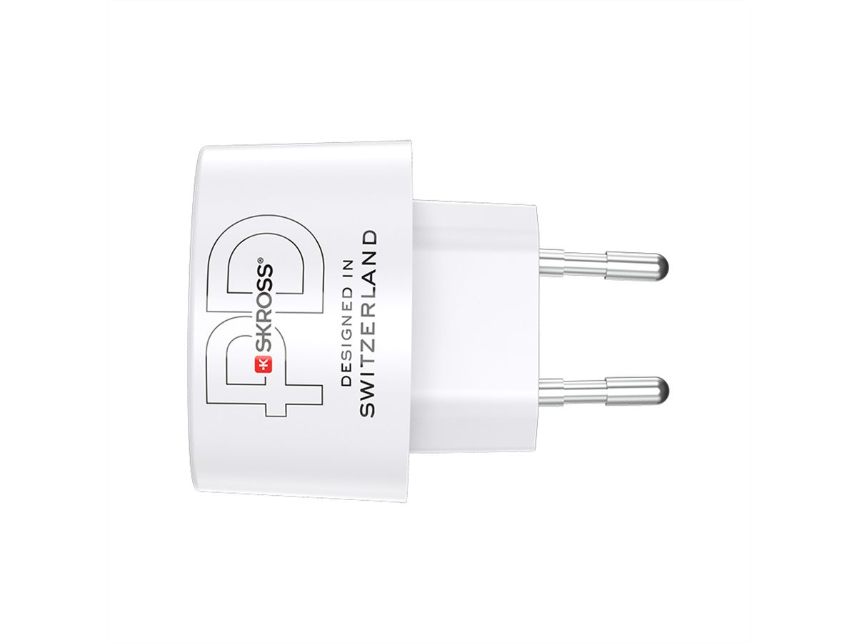 SKROSS Chargeur USB Euro A/C 65PD avec câble USB-C