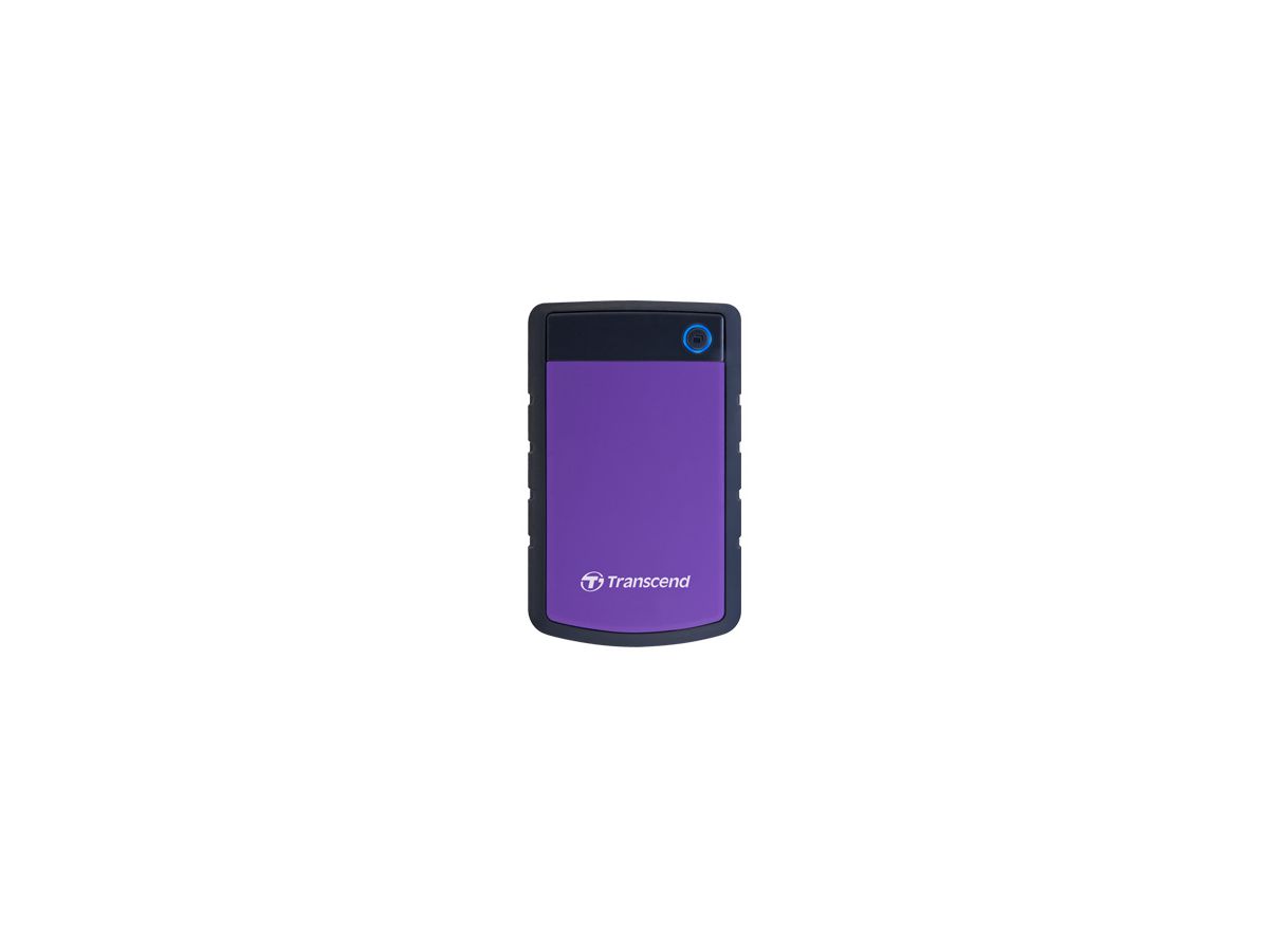 Transcend StoreJet 25H3 disque dur externe 4000 Go Noir, Violet