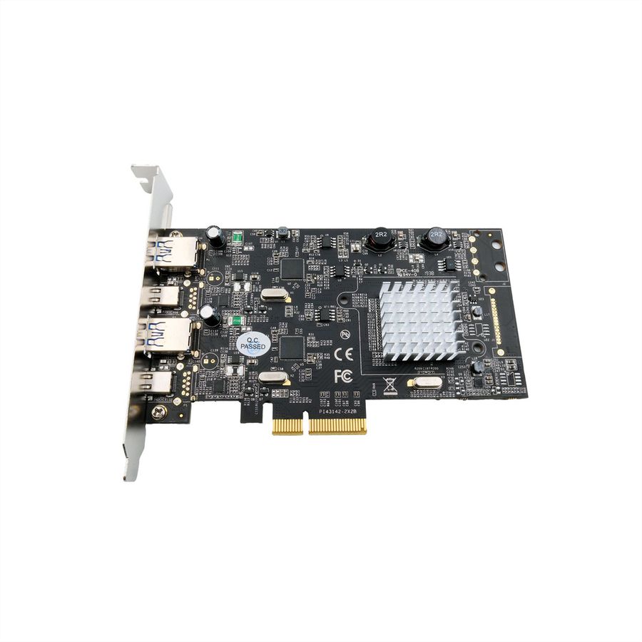 EXSYS EX-12005 Carte USB 3.2 Gen2 PCIe, 4 ports (2x type C, 2x type A)