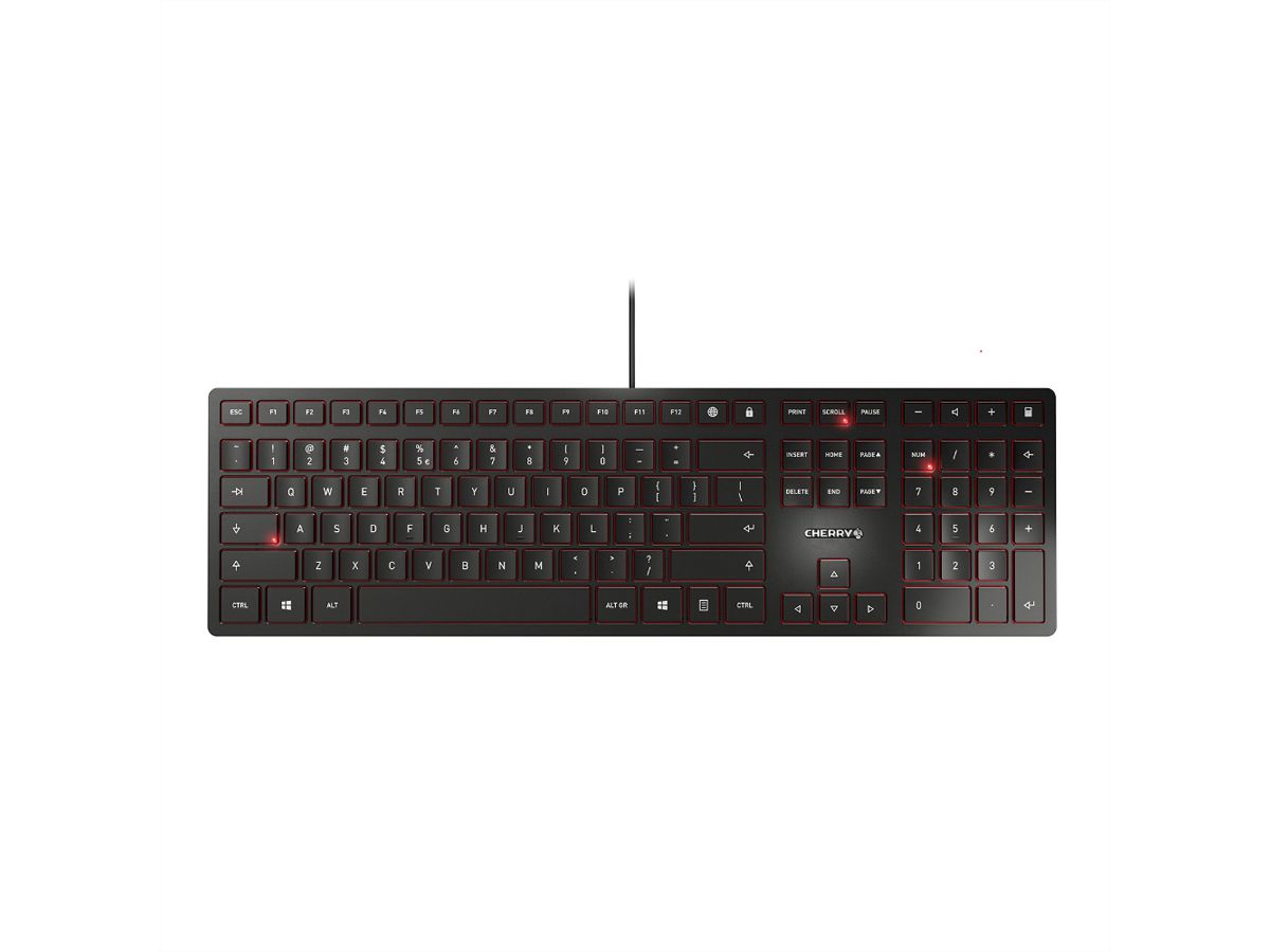CHERRY KC 6000 Clavier Slim, noir