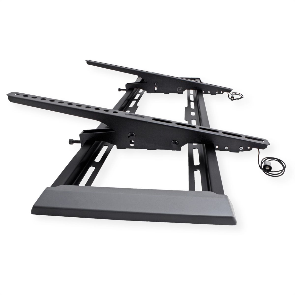 VALUE Support mural TV, distance murale de 47 mm, inclinable, <203,2cm/80", <75kg