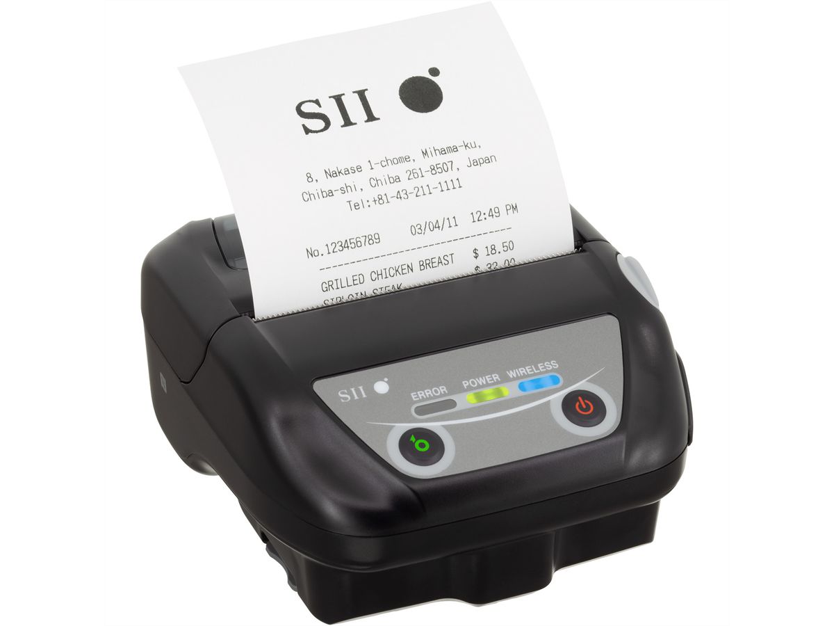SEIKO MP-B30 Imprimante mobile d’étiquettes, WLAN USB