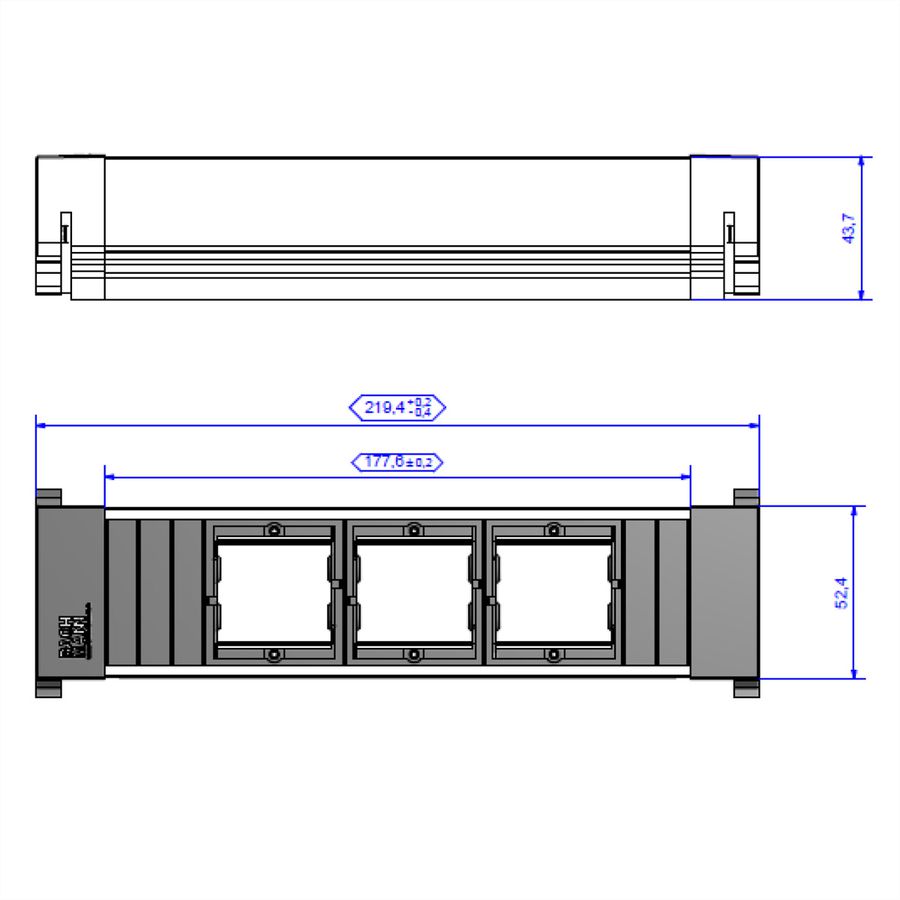 BACHMANN Power Frame Small 3x Modules Custom
