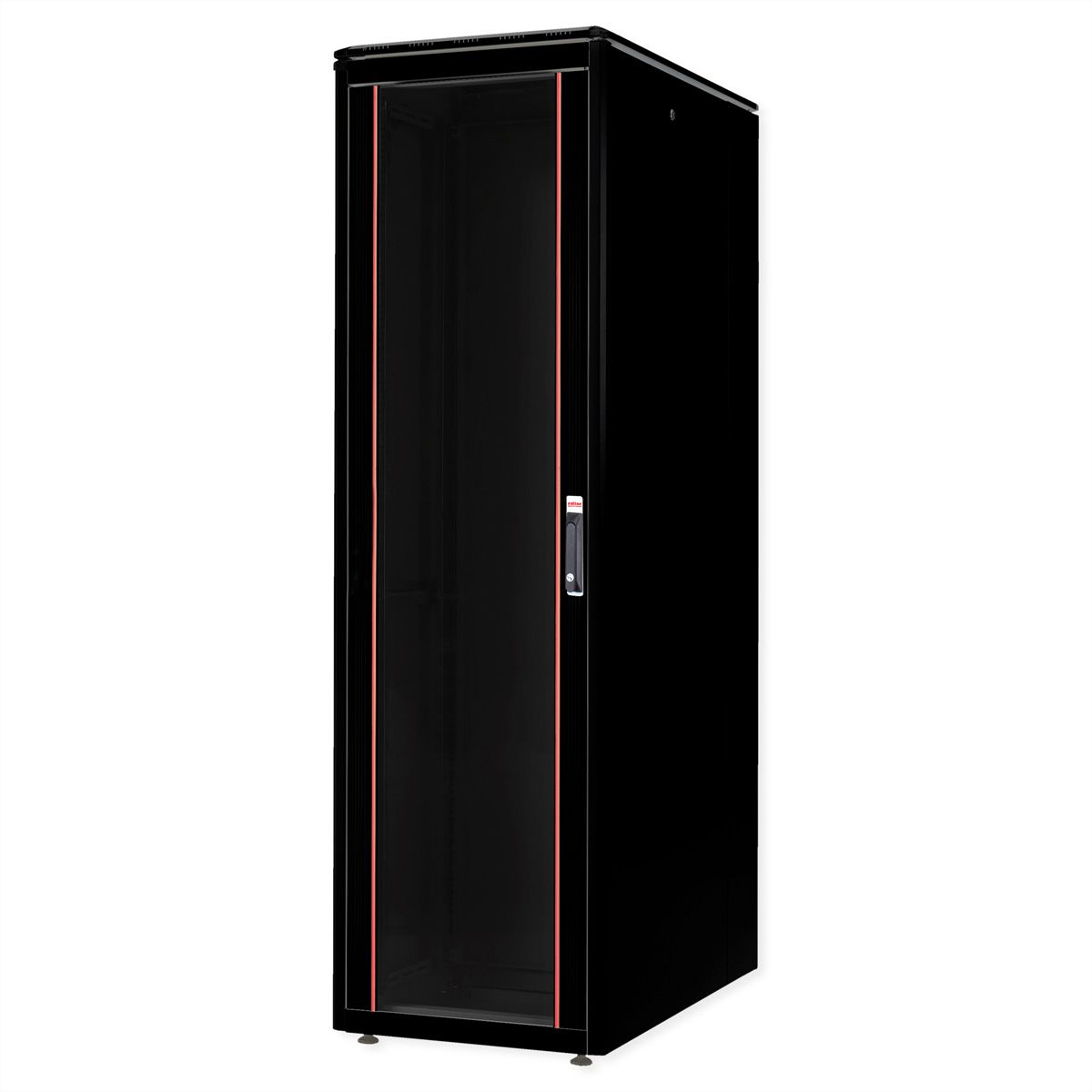 ROLINE 19" Baie réseau Pro 47U, 600x1000 LxP Porte verre noir
