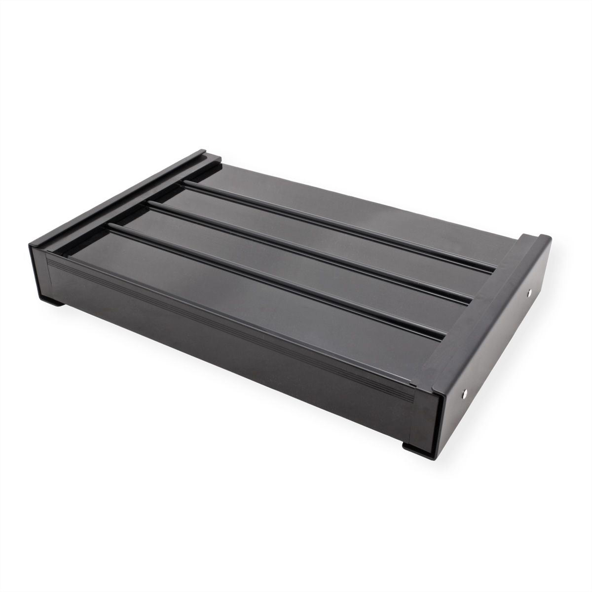 VALUE Tiroir sous bureau ultra-mince, taille moyenne, noir