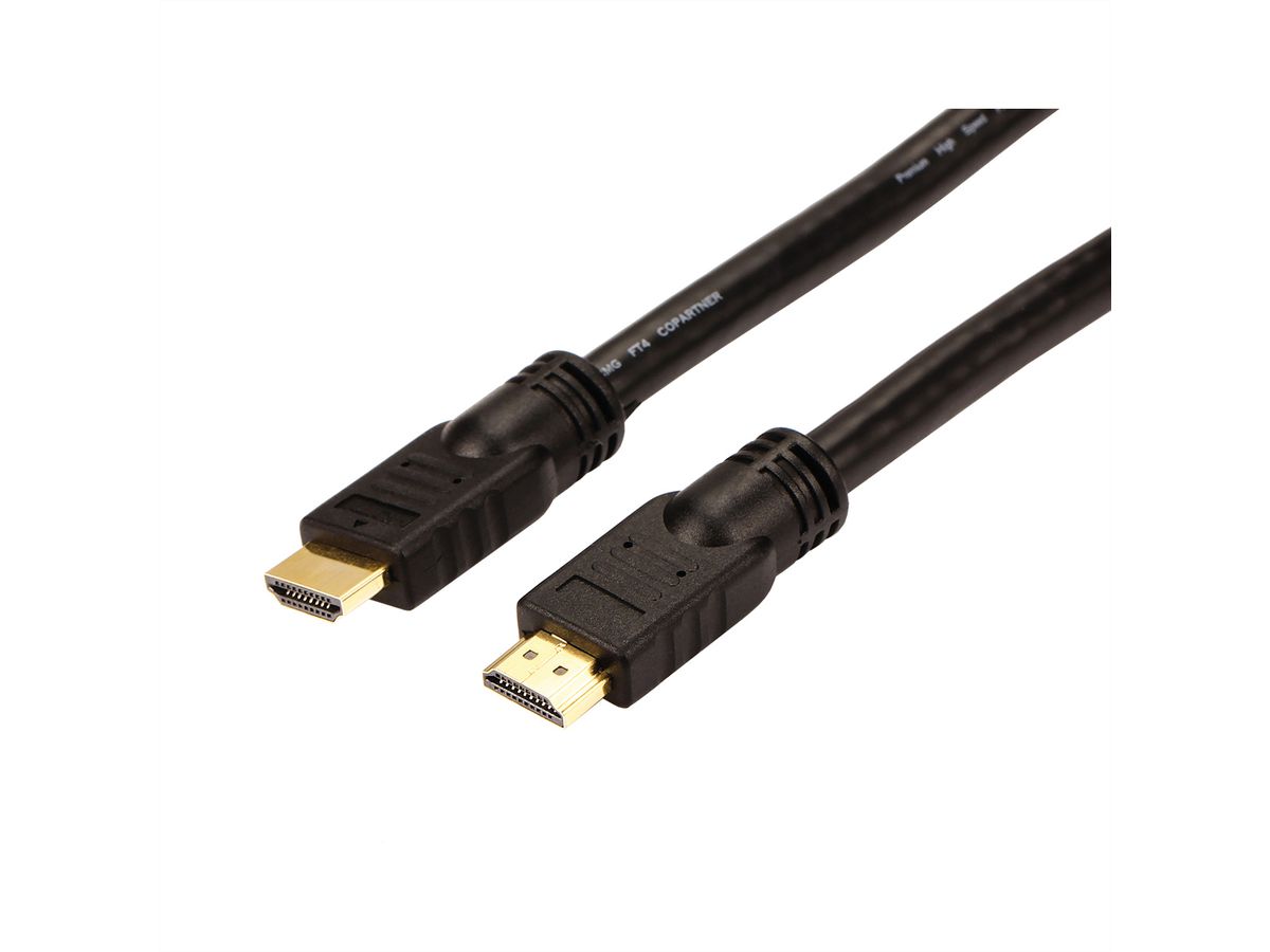 ROLINE Câble UHD HDMI 4K avec répéteur, 20 m