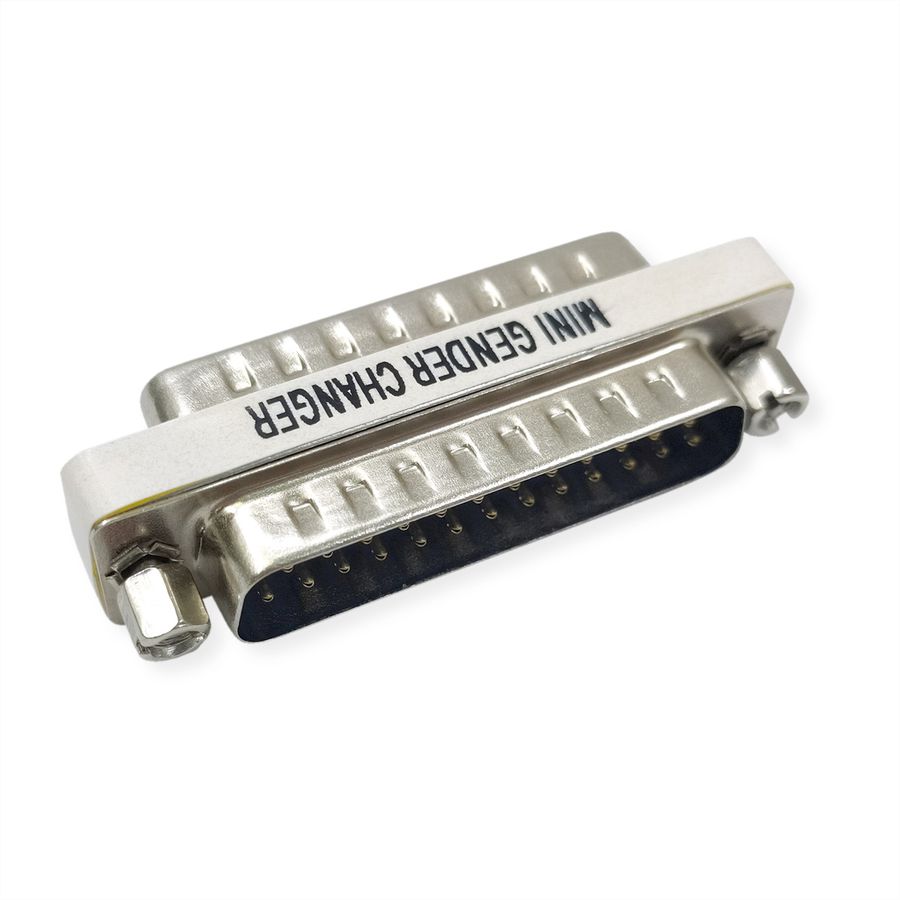 VALUE Mini changeur de genre 25 pôles mâle / mâle