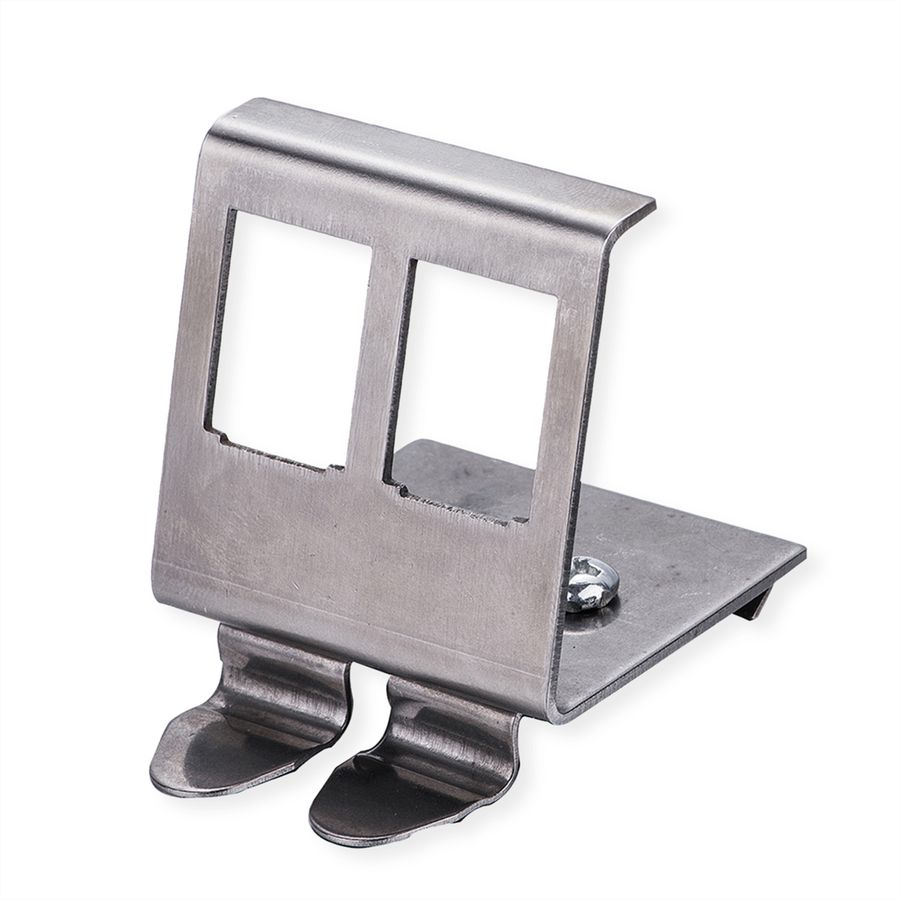 ROLINE Adaptateur pour rail DIN, vide, pour 2 Keystones