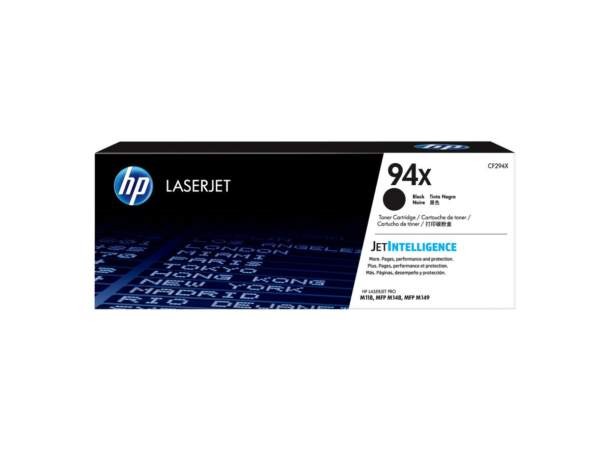 HP Toner noir LaserJet 94X authentique grande capacité