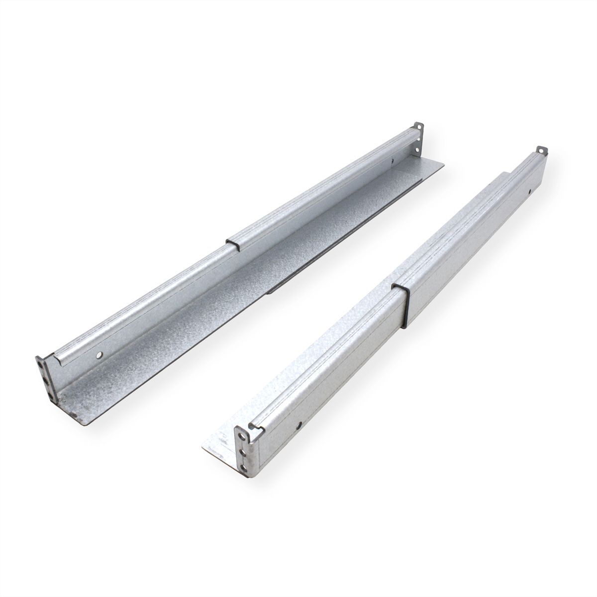 ROLINE Set de glissières à profondeur variable, 500 à 750mm avec le matériel de montage