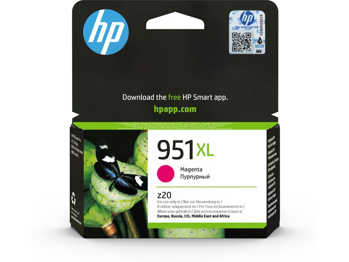 HP 951XL cartouche d'encre magenta grande capacité authentique