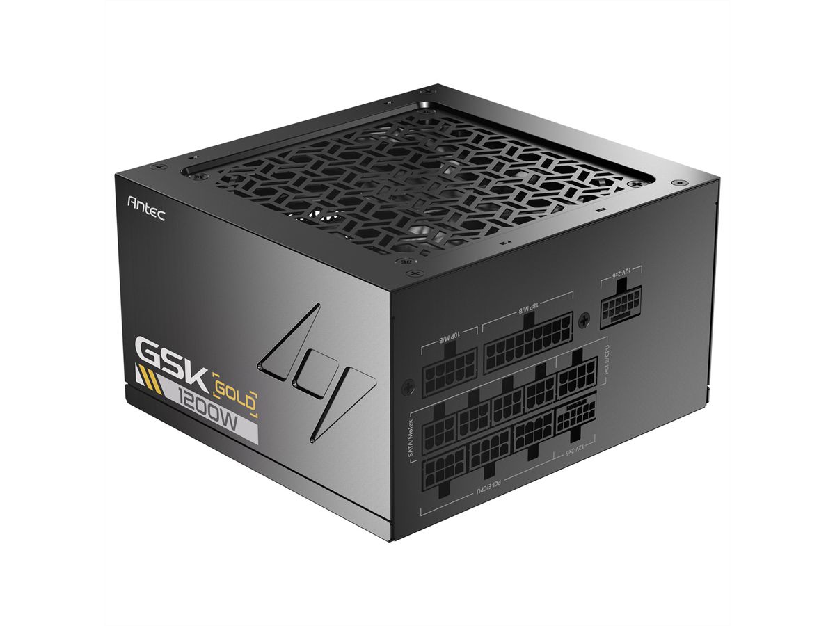 ANTEC GSK 1200 ATX3.1 Bloc d'alimentation 1200 W entièrement modulaire, certifié 80 PLUS Gold