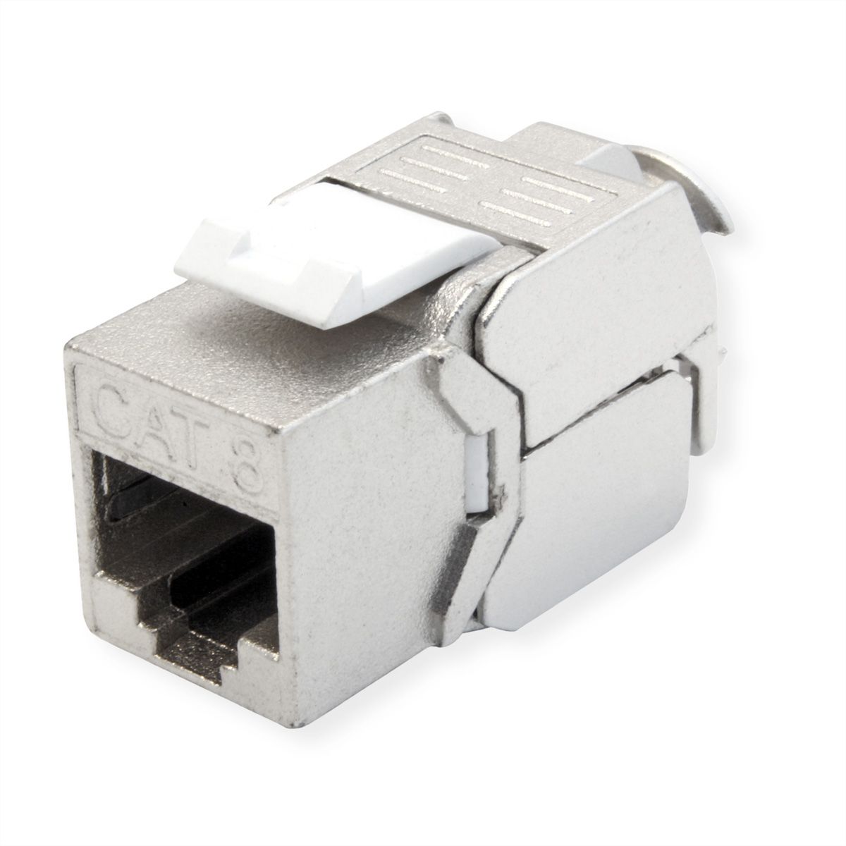 VALUE Keystone Cat.8 (Classe I), blindé, sans outil, argent