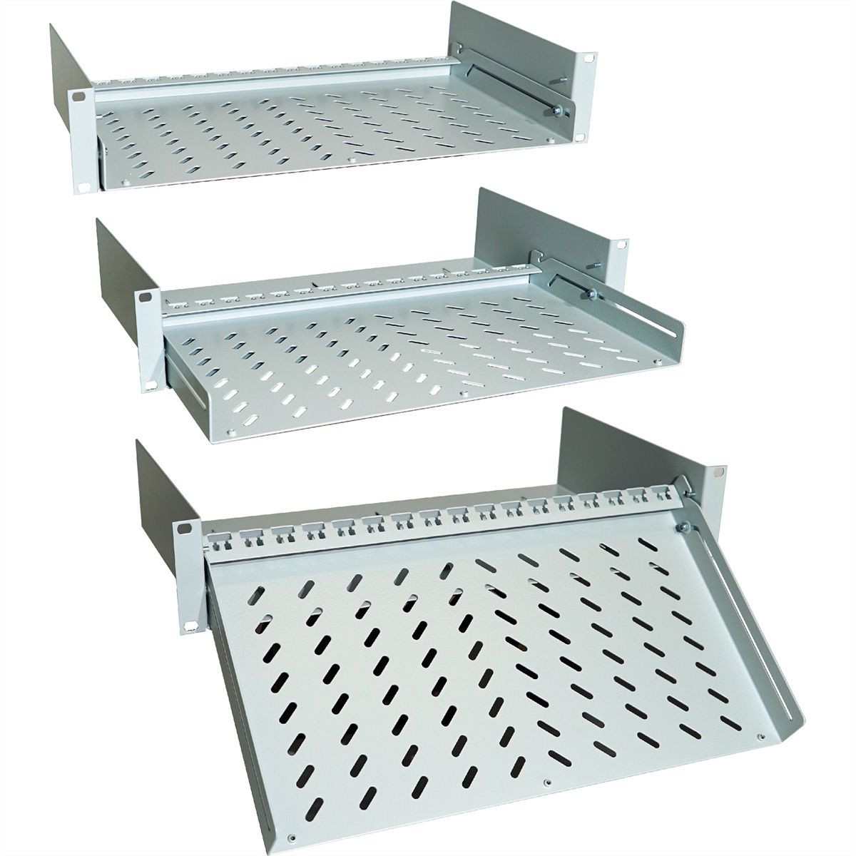Etagère 2UH extractible et basculable, 443x220mm