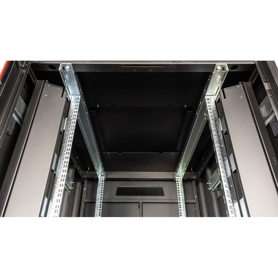 ROLINE 19" Baie réseau Pro 26U, 800x1000 LxP Porte verre noir