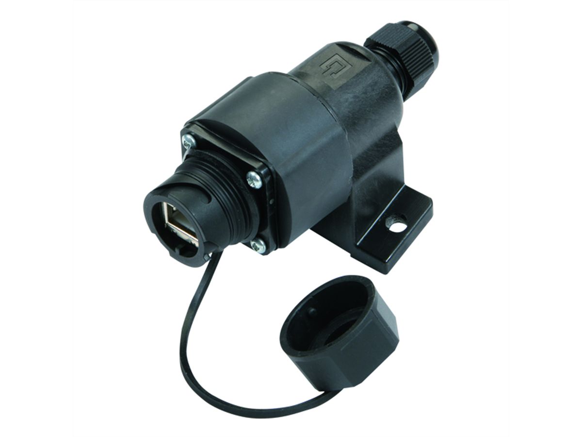 TELEGÄRTNER STX V1 Boîtier apparent, RJ45 Module B Cat.6A (ISO/IEC)
