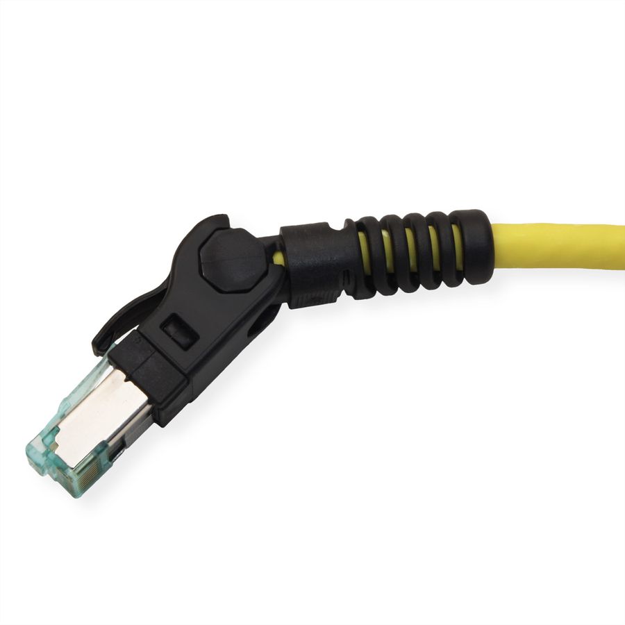 EasyLan VarioBoot Cordon Cat.6A, S/FTP, jaune, 0,5 m