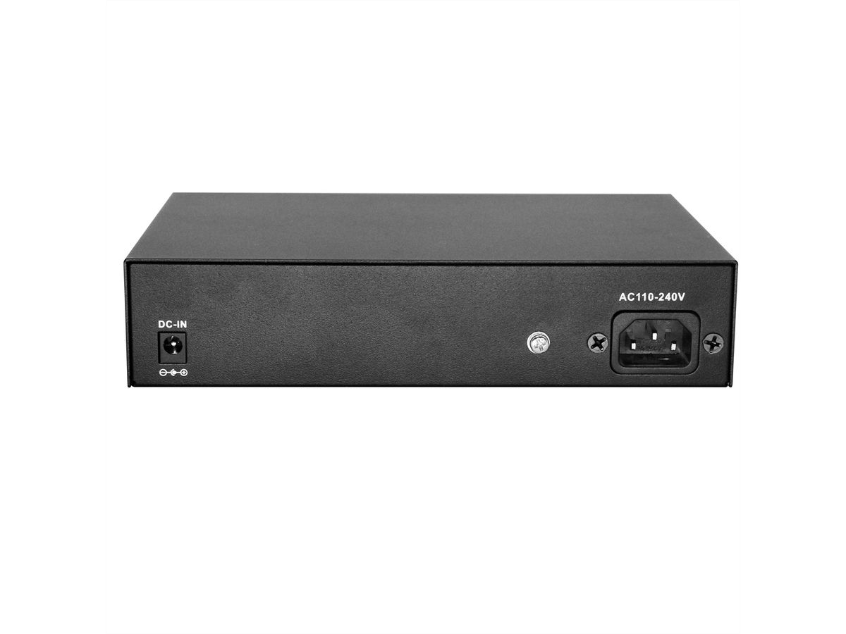 VALUE Switch PoE+ Gigabit Ethernet, 8+2 ports Uplink (1x GbE, 1x SFP)