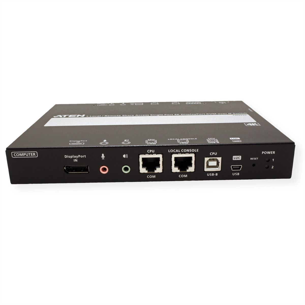ATEN CN9950 1 Commutateur KVM DisplayPort 4K à un port sur IP accès de partage local/distant