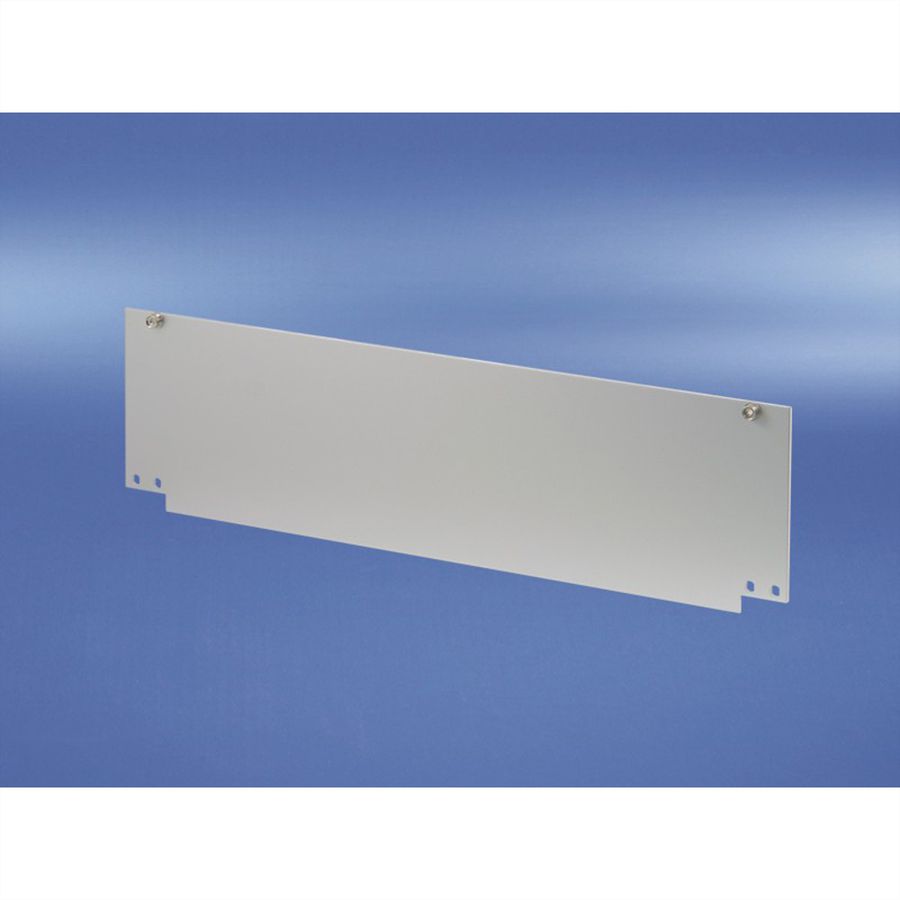 Face avant Inpac SCHROFF, avec charnières en bas, 6 U, 2,5 mm, alu, anodisé, bords non traités