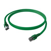 EasyLan FlexBoot Cordon Cat.6A, S/FTP, vert, 1 m