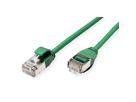 ROLINE Cordon DataCenter U/FTP Cat.6A (Classe EA), LSOH, slim, vert, 3 m