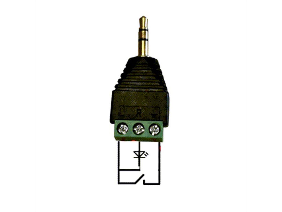 GUDE 7960 Adaptateur 3,5mm - bornier, 3,5 mm