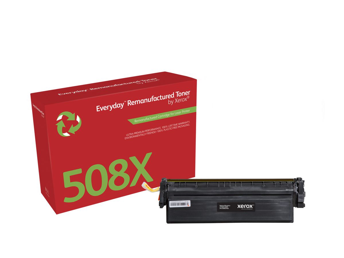 Everyday Toner remanufacturé Noir ™ de Xerox compatible avec HP 508X (CF360X), Grande capacité
