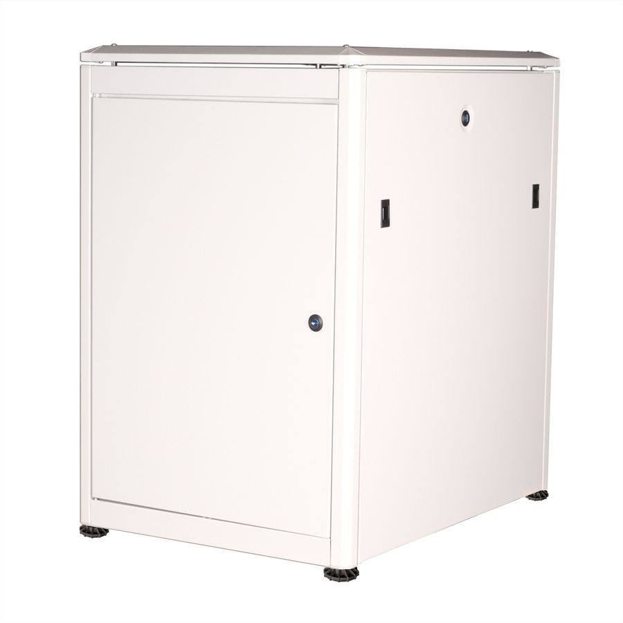 ROLINE 19" Baie réseau Pro 16U, 600x800 LxP Porte verre gris