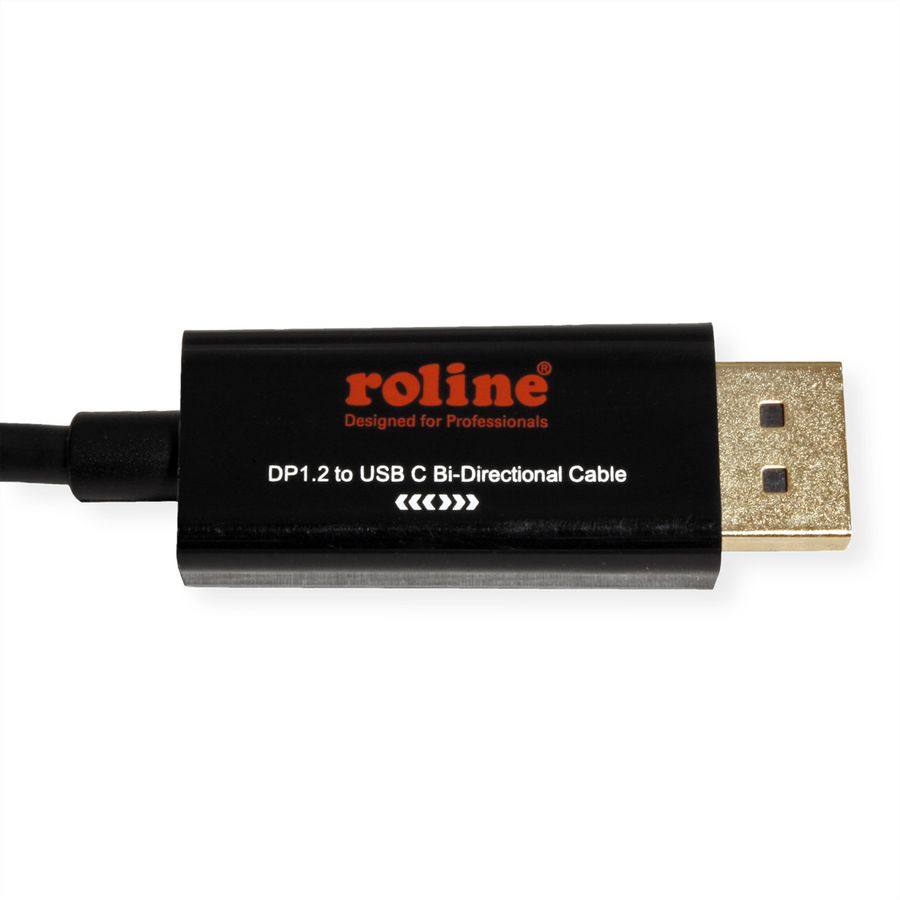 ROLINE Câble adaptateur USB-C - DisplayPort, v1.2, M/M, bidirectionnel, 2 m