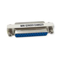 VALUE Mini changeur de genre 25 pôles femelle / femelle