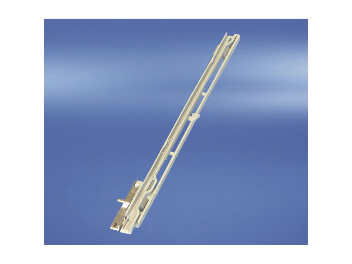 SCHROFF MTCA Rail de guidage, gris, inférieur, pour modules MCH, languette 3, 10 pièces