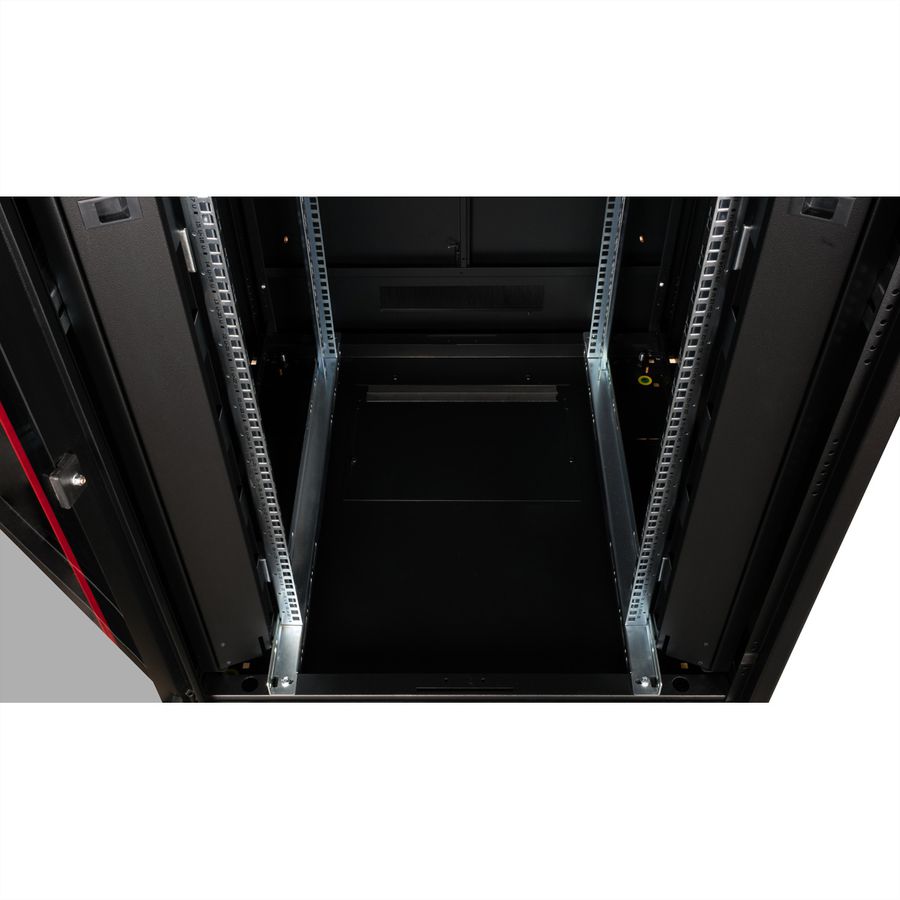 ROLINE 19" Baie réseau Pro 32U, 800x800 LxP Porte verre noir