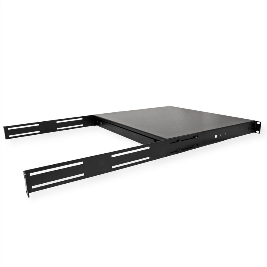 ROLINE 19" Tiroir pour clavier 1U, 400P verrouillable noir