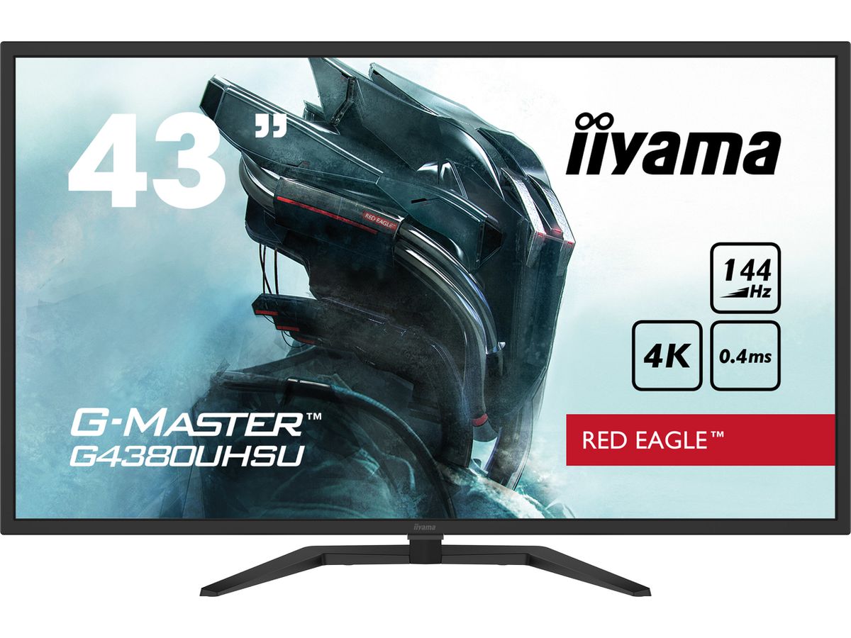 iiyama G-MASTER G4380UHSU-B1 écran plat de PC 108 cm (42.5") 3840 x 2160 pixels 4K Ultra HD LED Noir