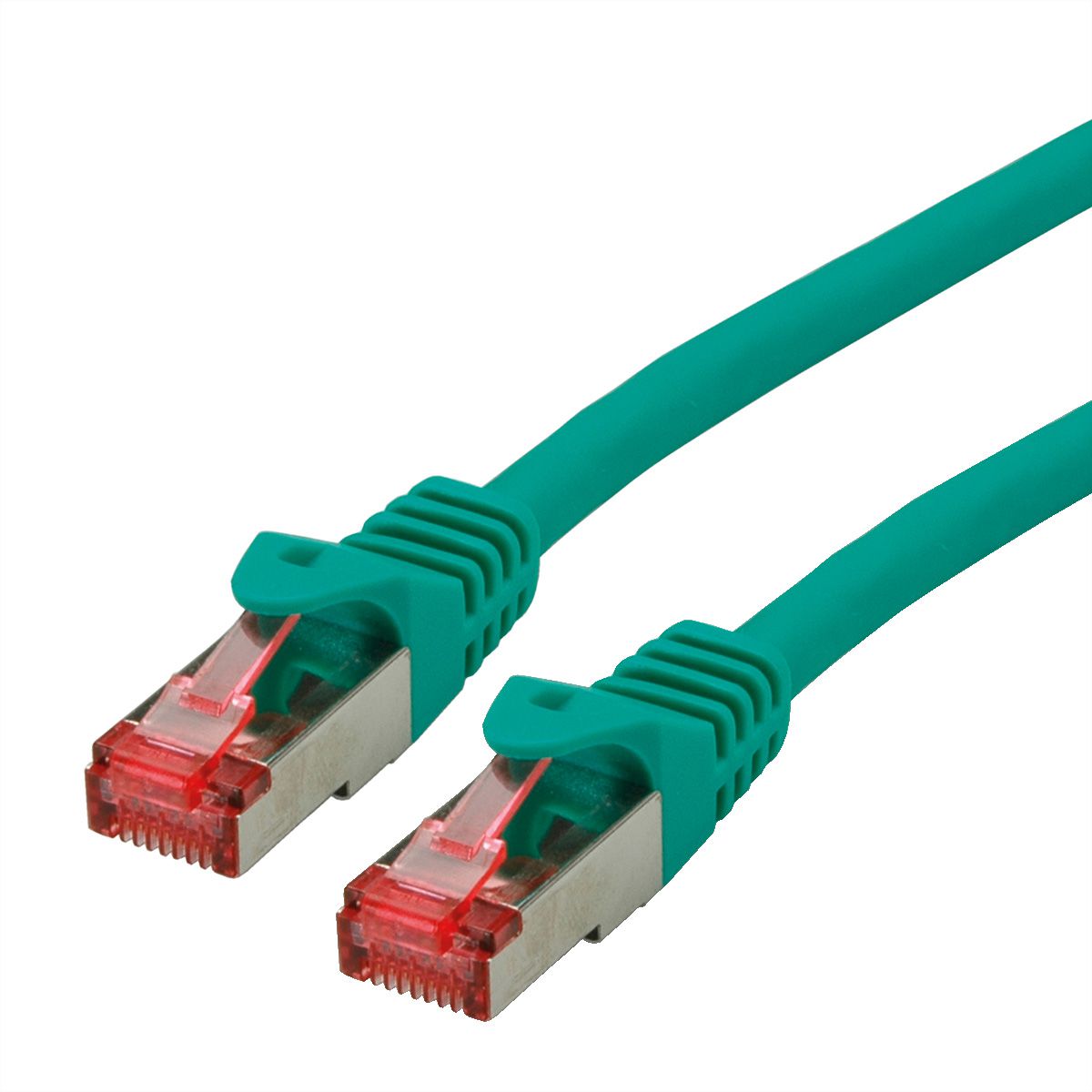 Cordon ROLINE S/FTP(PiMF) Cat.6, LSOH, Component Level, vert, 0,5 m