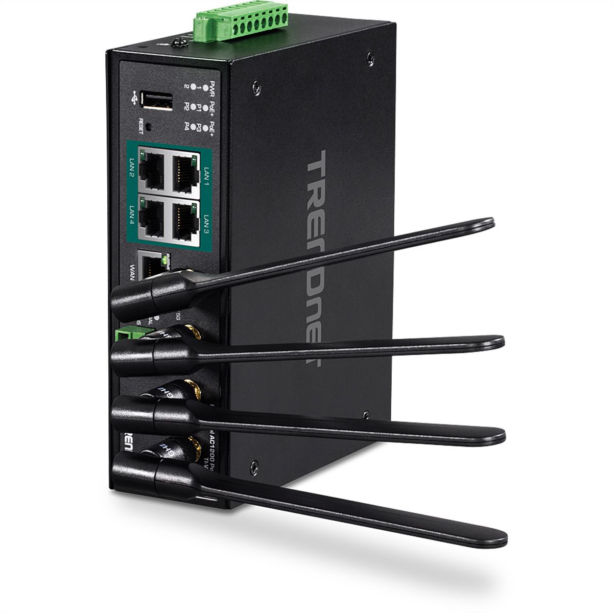 TRENDnet TI-WP100 Industrial PoE+ Router Wireless AC1200 Gigabit