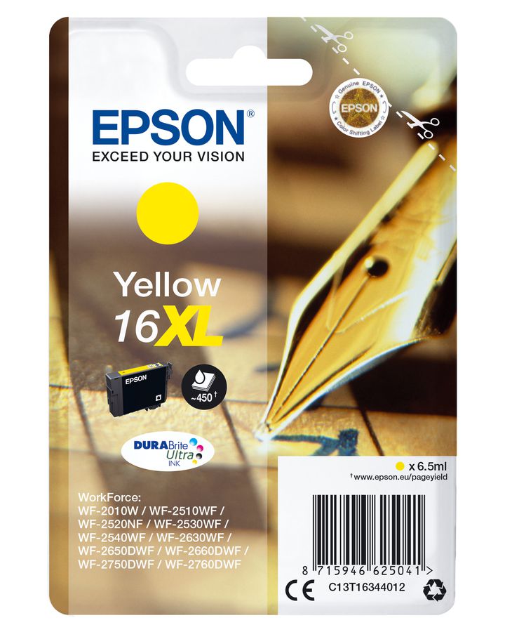 Epson Cartouche "Stylo à plume" - Encre Durabrite J (XL)