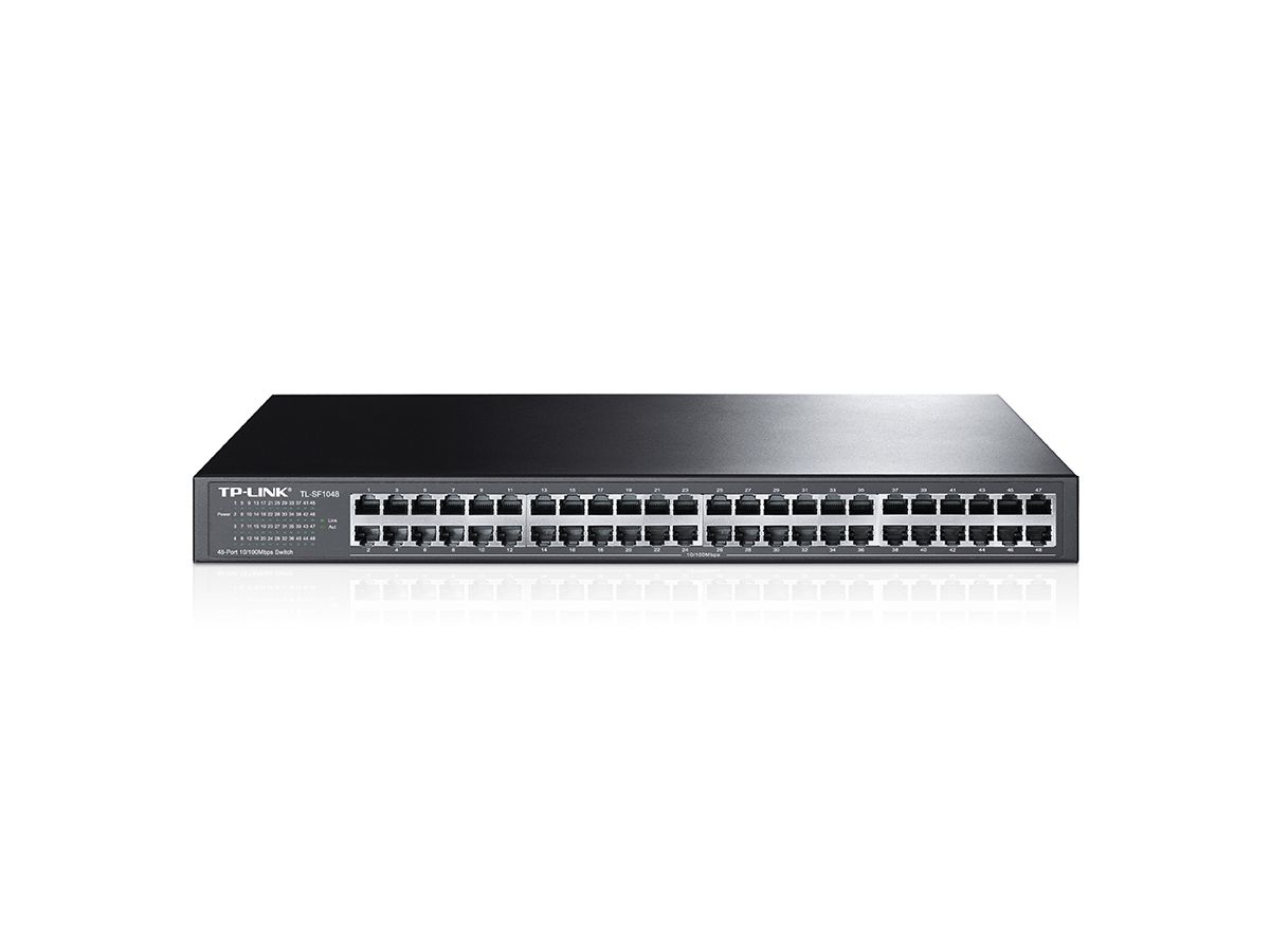 TP-Link TL-SF1048 Non-géré Fast Ethernet (10/100) 1U Gris