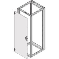 Porte en acier Novastar SCHROFF, Angle d'ouverture à 180°, RAL 7035, 6 U 553W