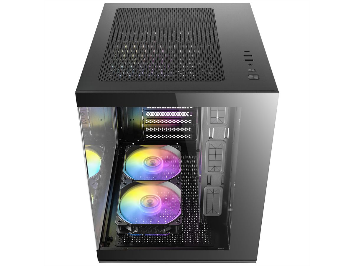 ANTEC CX60M ARGB Boîtier PC Mini Tour Micro-ATX, noir