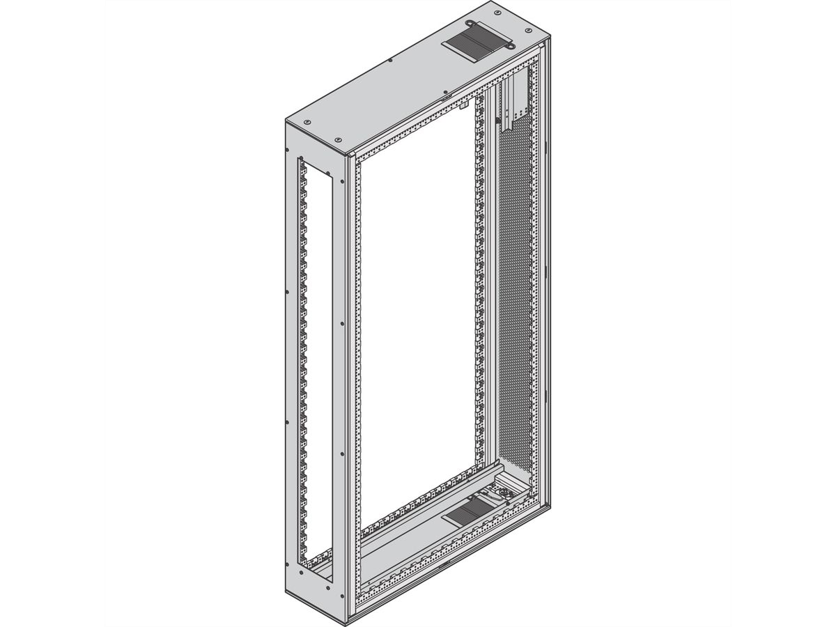SCHROFF Varistar SHX 30, RAL 7021, Eléments de refroidissement, 47 U, 2200H, 300W, 1200D